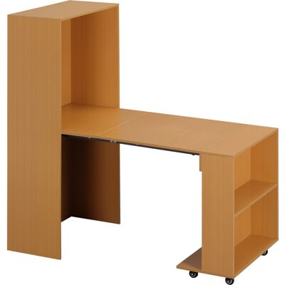 Homcom Tavolo Pieghevole - 3 Persone - Legno Homcom Tavolo Pieghevole - 3 Persone - Legno
