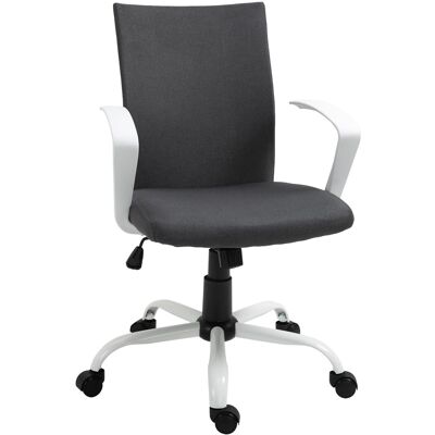 Vinsetto Sedia da Ufficio Ergonomica e Girevole con Altezza Regolabile, 61x61x89-99 cm, Grigio Scuro Aosom Italy Vinsetto Sedia da Ufficio Ergonomica e Girevole con Altezza Regolabile, 61x61x89-99 cm, Grigio Scuro Aosom Italy