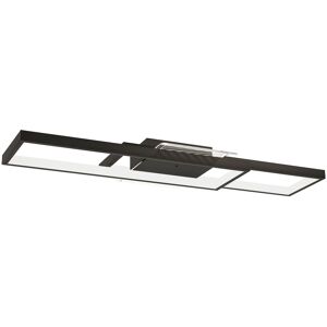 Homcom Lampada LED a Soffitto Dimmerabile 3000-6000K con Telecomando e Interruttore, 70x30 cm, Nero Aosom Italy Homcom Lampada LED a Soffitto Dimmerabile 3000-6000K con Telecomando e Interruttore, 70x30 cm, Nero Aosom Italy