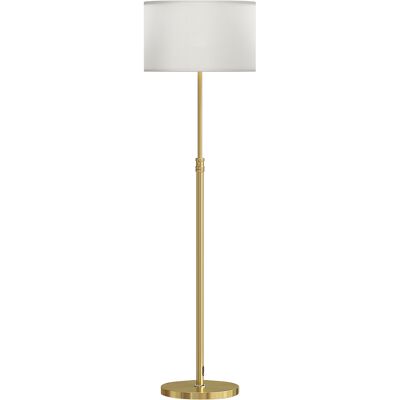 Homcom Lampada da Terra con Telecomando, Altezza Regolabile, Paralume in Lino, Oro Aosom Italy Homcom Lampada da Terra con Telecomando, Altezza Regolabile, Paralume in Lino, Oro Aosom Italy