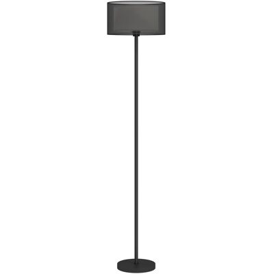 Homcom Lampada da Terra Moderna con Doppio Paralume e Interruttore a Pedale, Ø33 x 152.5 cm, Nero Aosom Italy Homcom Lampada da Terra Moderna con Doppio Paralume e Interruttore a Pedale, Ø33 x 152.5 cm, Nero Aosom Italy