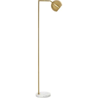Lampada da terra moderna Homcom stile vintage regolabile E27 40W - Oro Lampada da terra moderna Homcom stile vintage regolabile E27 40W - Oro