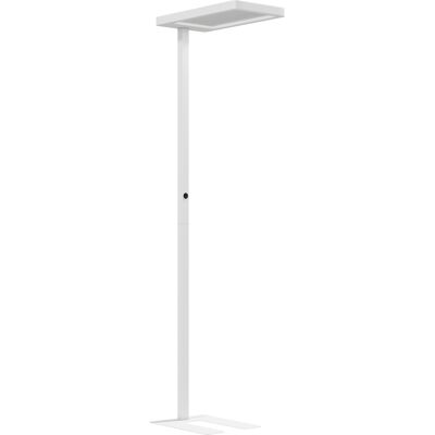Homcom Lampada LED che protegge gli occhi a piantana con telecomando e luminosità regolabile, 60x32x196 cm, Bianco Aosom Italy Homcom Lampada LED che protegge gli occhi a piantana con telecomando e luminosità regolabile, 60x32x196 cm, Bianco Aosom Italy
