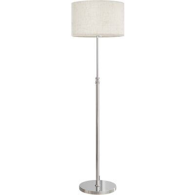 Homcom Lampada da Terra con Telecomando e Luminosità Regolabile 3000K-6000K con Paralume in Tessuto, Argento Aosom Italy Homcom Lampada da Terra con Telecomando e Luminosità Regolabile 3000K-6000K con Paralume in Tessuto, Argento Aosom Italy