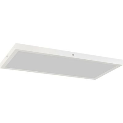 Homcom Set 2 Plafoniere LED Sottili e Minimal con Colore Regolabile, in Acciaio e Plastica, 60x30x3.7 cm, Bianco Aosom Italy Homcom Set 2 Plafoniere LED Sottili e Minimal con Colore Regolabile, in Acciaio e Plastica, 60x30x3.7 cm, Bianco Aosom Italy