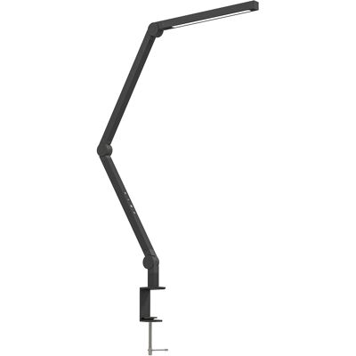 Homcom Lampada da Scrivania a LED Dimmerabile con Morsetto, Braccio Regolabile e 2 Colori di Luce, Nero Aosom Italy Homcom Lampada da Scrivania a LED Dimmerabile con Morsetto, Braccio Regolabile e 2 Colori di Luce, Nero Aosom Italy