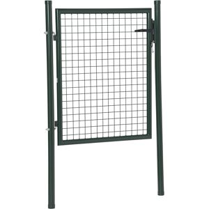 Homcom Cancello da Giardino in Acciaio Antiruggine, Cancelletto da Giardino con Serratura e 3 Chiavi, 97x150cm, Verde Aosom Homcom Cancello da Giardino in Acciaio Antiruggine, Cancelletto da Giardino con Serratura e 3 Chiavi, 97x150cm, Verde Aosom