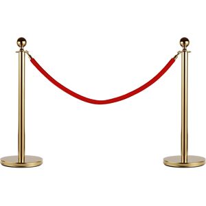 Homcom Colonnine Segnapercorso in Acciaio Inox con Corde Rosse per Eventi e Cerimonie Paletti di Delimitazione Eleganti e Resistenti Aosom Homcom Colonnine Segnapercorso in Acciaio Inox con Corde Rosse per Eventi e Cerimonie Paletti di Delimitazione Eleganti e Resistenti Aosom