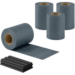 Outsunny Recinzione da Giardino Privacy, Resistente UV e Vento con Clips, Grigio. Aosom Italy Outsunny Recinzione da Giardino Privacy, Resistente UV e Vento con Clips, Grigio. Aosom Italy