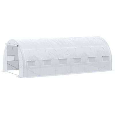 Serra da Giardino Outsunny 18m² - Acciaio Galvanizzato Serra da Giardino Outsunny 18m² - Acciaio Galvanizzato