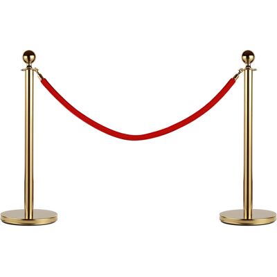 Homcom Colonnine Segnapercorso in Acciaio Inox con Corde Rosse per Eventi e Cerimonie Paletti di Delimitazione Eleganti e Resistenti Aosom Homcom Colonnine Segnapercorso in Acciaio Inox con Corde Rosse per Eventi e Cerimonie Paletti di Delimitazione Eleganti e Resistenti Aosom