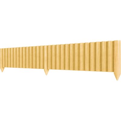 Outsunny Recinzione da giardino in legno Pannello decorativo resistente e facile da installare per cortile prato sentiero 176x38 cm naturale Aosom Italy Outsunny Recinzione da giardino in legno Pannello decorativo resistente e facile da installare per cortile prato sentiero 176x38 cm naturale Aosom Italy