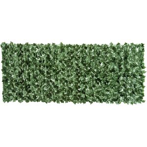 Outsunny Rotolo di Siepe Pavimentazioni Verde Scuro 240L x 100Acm Artificiale per Balcone e Giardino inTessuto, PE, Homcom