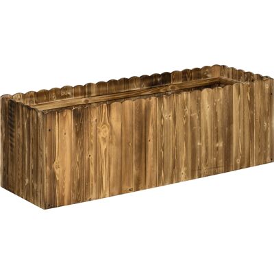 Outsunny Aiuola rialzata Cassone per piante Letto per erbe Orto Aiuola per verdure Fiori Cassone legno di abete 120 x 40 x 40 cm Aosom Italy Outsunny Aiuola rialzata Cassone per piante Letto per erbe Orto Aiuola per verdure Fiori Cassone legno di abete 120 x 40 x 40 cm Aosom Italy