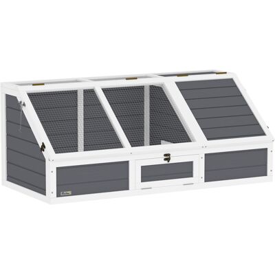Pawhut Box per Tartarughe, Habitat per Tartarughe all'Aperto, Design senza fondo, Facile da Aprire, Schildkrötenhaus, Grigio Chiaro Pawhut Box per Tartarughe, Habitat per Tartarughe all'Aperto, Design senza fondo, Facile da Aprire, Schildkrötenhaus, Grigio Chiaro