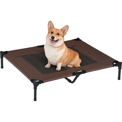 Large Letto per Cani PawHut - Tessuto Oxford Traspirante - 92x76x18cm Large Letto per Cani PawHut - Tessuto Oxford Traspirante - 92x76x18cm