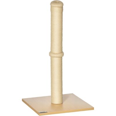 Pawhut - Tiragraffi 60 cm Sisal - Beige - Base Truciolato - Cat Scratcher Pawhut - Tiragraffi 60 cm Sisal - Beige - Base Truciolato - Cat Scratcher
