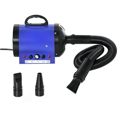 Pawhut Soffiatore per Cani e Gatti, Asciugatrice per Animali Domestici 2400W con Temperatura e Intensità Aria Regolabile, Nero Aosom Italy Pawhut Soffiatore per Cani e Gatti, Asciugatrice per Animali Domestici 2400W con Temperatura e Intensità Aria Regolabile, Nero Aosom Italy