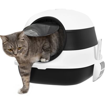 Pawhut - Lettiera per gatti - Coperchio pieghevole - 52x41x38 cm Pawhut - Lettiera per gatti - Coperchio pieghevole - 52x41x38 cm