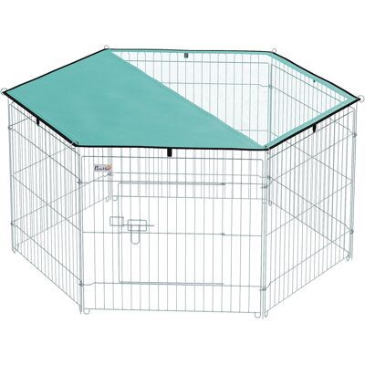 Pawhut Recinto per Animali Domestici con Copertura Impermeabile 6 Moduli 59 x 60cm Aosom Pawhut Recinto per Animali Domestici con Copertura Impermeabile 6 Moduli 59 x 60cm Aosom