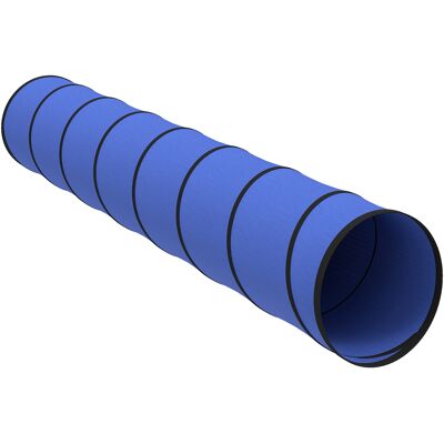 Pawhut Tunnel Agility per Cani 300 x 50 cm Tunnel per cani con 4 ancoraggi a terra Borsa da trasporto Tunnel gioco per cani piccoli medi Blu Aosom Italy Pawhut Tunnel Agility per Cani 300 x 50 cm Tunnel per cani con 4 ancoraggi a terra Borsa da trasporto Tunnel gioco per cani piccoli medi Blu Aosom Italy