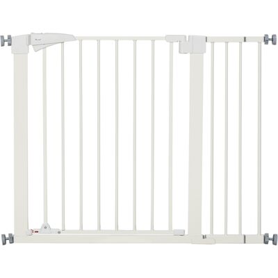 Pawhut Cancelletto per Cani Taglia Piccola e Media con Doppia Serratura e Chiusura Automatica, 76-103x4.2x77 cm, Bianco Aosom Italy Pawhut Cancelletto per Cani Taglia Piccola e Media con Doppia Serratura e Chiusura Automatica, 76-103x4.2x77 cm, Bianco Aosom Italy