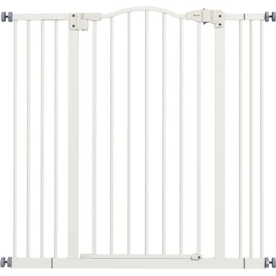 Cancello per cani in metallo regolabile Pawhut - 74-100 cm Cancello per cani in metallo regolabile Pawhut - 74-100 cm