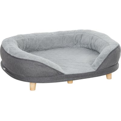 Pawhut Cuccia Divano per Cani con Imbottitura, Lettino per Cani Taglia Grande e Media fino 25kg, 90x78x25cm, Grigio Pawhut Cuccia Divano per Cani con Imbottitura, Lettino per Cani Taglia Grande e Media fino 25kg, 90x78x25cm, Grigio