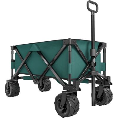 Outsunny Carrello da Giardino Carico max 70kg con Maniglia Telescopica, in Metallo e Tessuto Oxford, 108x55 cm, Verde Aosom Outsunny Carrello da Giardino Carico max 70kg con Maniglia Telescopica, in Metallo e Tessuto Oxford, 108x55 cm, Verde Aosom