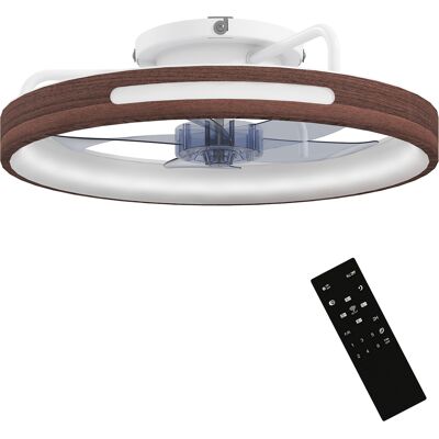 Homcom Ventilatore da Soffitto con Luce LED 40 W Motore DC Reversibile Telecomando 6 Velocità 3 Colori Timer Teak Aosom Italy Homcom Ventilatore da Soffitto con Luce LED 40 W Motore DC Reversibile Telecomando 6 Velocità 3 Colori Timer Teak Aosom Italy