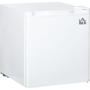 Homcom Frigo Portatile 46 Litri con Ripiano Removibile, Temperatura Regolabile e Porta Reversibile, 44.5x46.5x49.8cm, Bianco