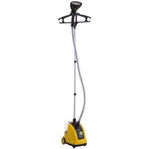 Homcom Stiratrice Verticale a Vapore Professionale,Stiratore Verticale, Capacità 1.4L 1800W, Giallo Aosom.it