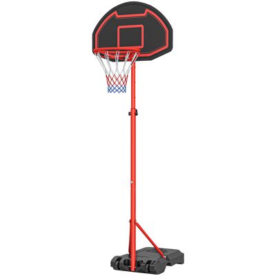 Homcom Canestro da Basket Portatile per Bambini con Altezza Regolabile 1935-2485cm Base Stabilizzabile con Acqua o Sabbia per Gioco Sicuro Aosom Homcom Canestro da Basket Portatile per Bambini con Altezza Regolabile 1935-2485cm Base Stabilizzabile con Acqua o Sabbia per Gioco Sicuro Aosom