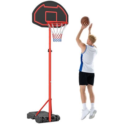 Homcom Canestro da Basket Portatile per Bambini con Altezza Regolabile 1935-2485cm Base Stabilizzabile con Acqua o Sabbia per Gioco Sicuro Aosom Homcom Canestro da Basket Portatile per Bambini con Altezza Regolabile 1935-2485cm Base Stabilizzabile con Acqua o Sabbia per Gioco Sicuro Aosom