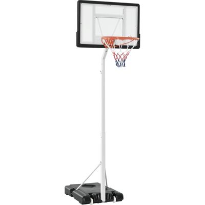 Homcom Canestro Regolabile - Bambini & Adulti - Resistente alle Intemperie - 210-260cm Homcom Canestro Regolabile - Bambini & Adulti - Resistente alle Intemperie - 210-260cm