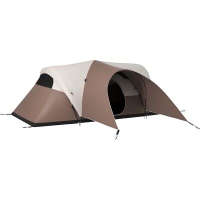 Tenda da campeggio familiare Outsunny - 550L x 300L x 198H cm - Impermeabile, Leggera, Traspirante Tenda da campeggio familiare Outsunny - 550L x 300L x 198H cm - Impermeabile, Leggera, Traspirante