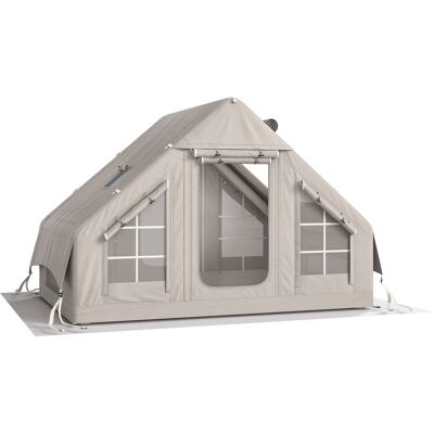 Outsunny Tenda gonfiabile 5-8 persone impermeabile 8000 mm con pompa Aosom Italy Outsunny Tenda gonfiabile 5-8 persone impermeabile 8000 mm con pompa Aosom Italy