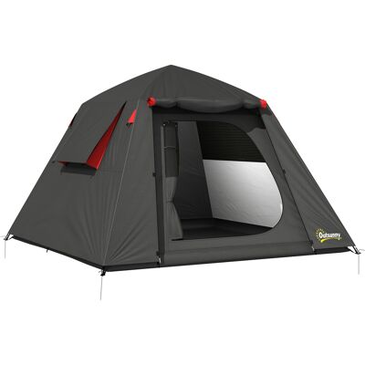 Outsunny Tenda campeggio 2 persone impermeabile 3000 mm con 2 porte e finestre Aosom Italy Outsunny Tenda campeggio 2 persone impermeabile 3000 mm con 2 porte e finestre Aosom Italy