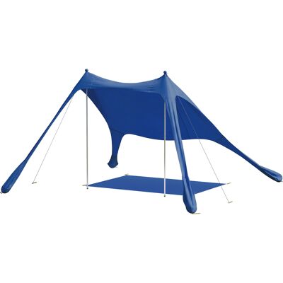 Outsunny Tenda Spiaggia 2-4 Persone, Tappetino, Paletta, Parasole UPF50+, Blu Aosom Italy Outsunny Tenda Spiaggia 2-4 Persone, Tappetino, Paletta, Parasole UPF50+, Blu Aosom Italy