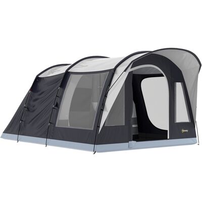 Outsunny Tenda Tunnel 2-4 Persone, Camera da Letto, Zona Giorno, Impermeabile, Blu Navy Aosom Italy Outsunny Tenda Tunnel 2-4 Persone, Camera da Letto, Zona Giorno, Impermeabile, Blu Navy Aosom Italy