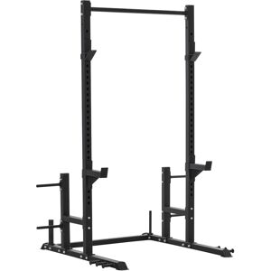 Homcom Power Tower Multifunzione in Acciaio per Allenamento Completo del Corpo, 140x171x228 cm, Nero