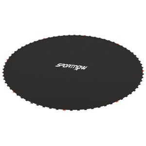 Sportnow Tappeto Elastico di Ricambio per Trampolino da 3m con 8 Cuciture e Rivestimento Anti UV, Nero