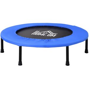 Homcom Trampolino Elastico per Jumping Fitness e Allenamento a Casa, Molle e Struttura in Acciaio, Φ91x22.5cm, Nero e Blu Aosom Homcom Trampolino Elastico per Jumping Fitness e Allenamento a Casa, Molle e Struttura in Acciaio, Φ91x22.5cm, Nero e Blu Aosom