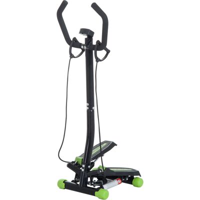 Homcom Stepper Professionale Fitness, Attrezzo Fitness, Stepper per l’Allenamento di Gambe e Glutei con Manubrio e Corde, 40x48x118cm Homcom Stepper Professionale Fitness, Attrezzo Fitness, Stepper per l’Allenamento di Gambe e Glutei con Manubrio e Corde, 40x48x118cm