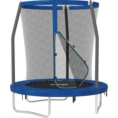 Trampolino per bambini SPORTNOW con rete di sicurezza - Gioco da giardino Trampolino per bambini SPORTNOW con rete di sicurezza - Gioco da giardino