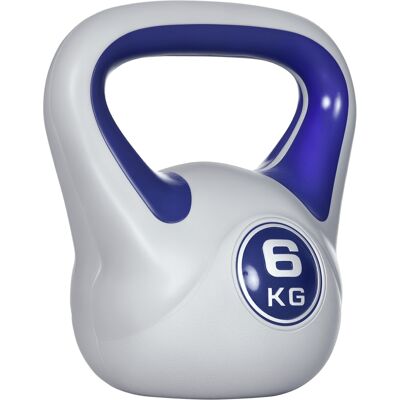 Sportnow HOMCOM Kettlebell in PU con Sabbia 6Kg, Fondo Piatto, Maniglia Liscia Anti-Sfregamento, Viola Aosom Sportnow HOMCOM Kettlebell in PU con Sabbia 6Kg, Fondo Piatto, Maniglia Liscia Anti-Sfregamento, Viola Aosom
