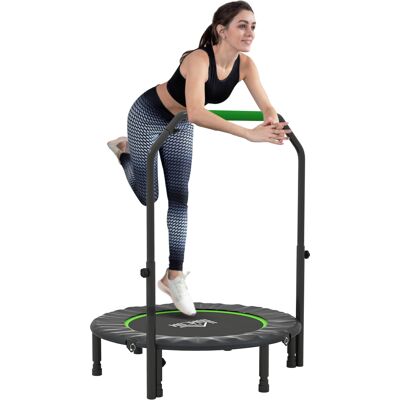 Homcom Tappetino Elastico Pieghevole Ø102 cm con Manico Regolabile Telaio in Acciaio per Allenamento Gambe Corpo Nero e Verde Aosom Italy Homcom Tappetino Elastico Pieghevole Ø102 cm con Manico Regolabile Telaio in Acciaio per Allenamento Gambe Corpo Nero e Verde Aosom Italy