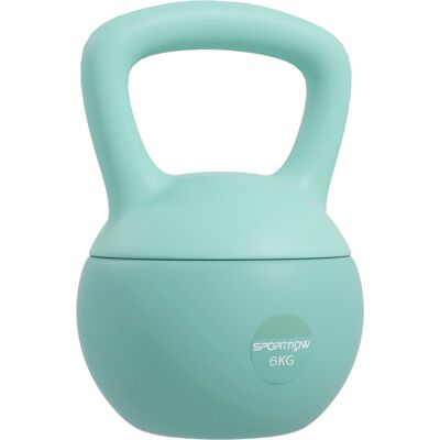 Sportnow Kettlebell 6 kg con impugnatura antiscivolo per fitness, muscolazione e cardio, 19 x 19 x 28 cm verde Aosom Italy Sportnow Kettlebell 6 kg con impugnatura antiscivolo per fitness, muscolazione e cardio, 19 x 19 x 28 cm verde Aosom Italy