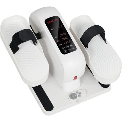 Sportnow Mini ellittica elettrica con 12 velocità & 7 livelli di resistenza, Bianco Aosom Italy Sportnow Mini ellittica elettrica con 12 velocità & 7 livelli di resistenza, Bianco Aosom Italy