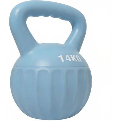 Sportnow Kettlebell 14 kg, maniglia antiscivolo, kettlebell a palla, muscolazione, allenamento, per palestra, blu Aosom Italy Sportnow Kettlebell 14 kg, maniglia antiscivolo, kettlebell a palla, muscolazione, allenamento, per palestra, blu Aosom Italy